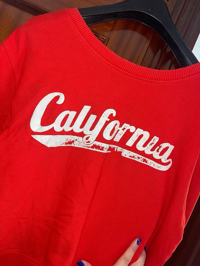 Sudadera California Roja