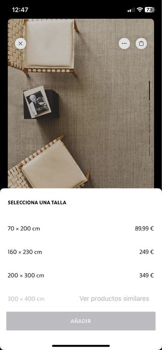 Tappeto in sisal intrecciato e juta 2x3 metri