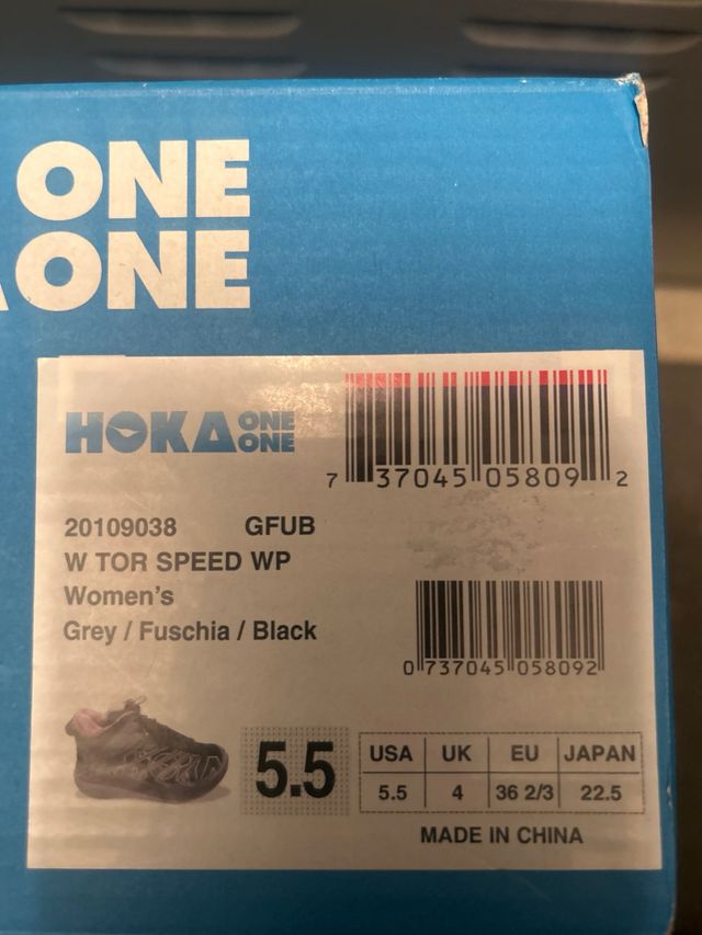 Bota Montaña Hoka
36 2/3 