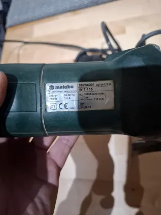 Amoladora metabo en perfecto estado 