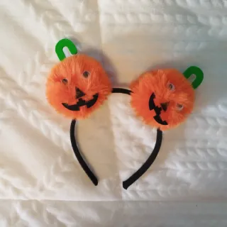 Tutú y diadema calabaza Halloween