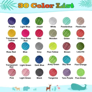 Penna 3D Per Stampa con 20 Filamenti Colorati