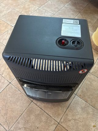 Estufa de gas Orbegozo negra