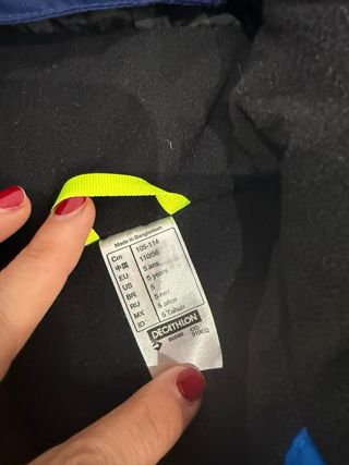 Traje de esquí niño 5 años