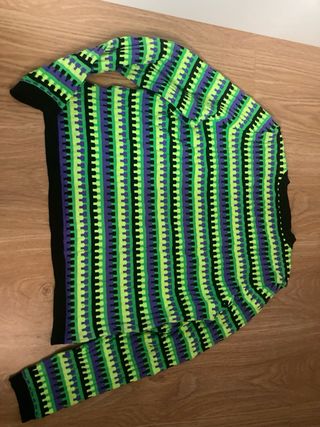 Sudadera multicolor rayas