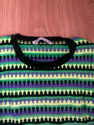 Sudadera multicolor rayas