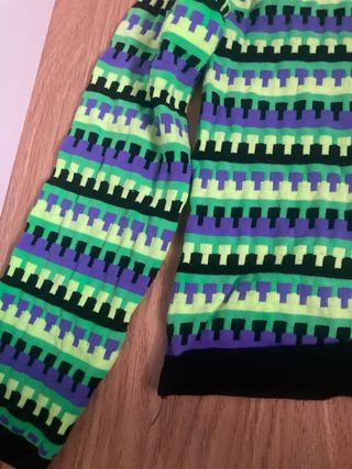 Sudadera multicolor rayas