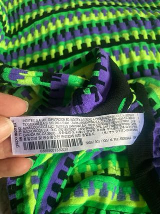 Sudadera multicolor rayas