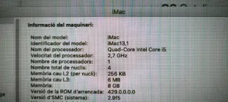 iMac 21.5 2.7 GHz 8GB RAM (2012)