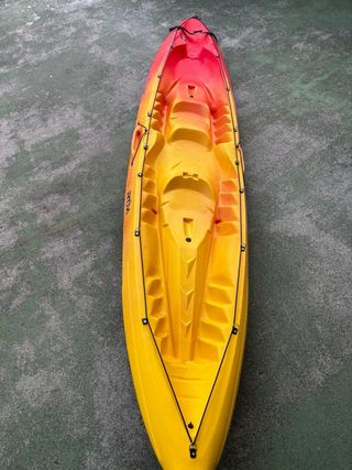 Kayak 4 plazas (2+2) Amarillo y Rojo