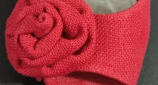 Zapatos Pura Lopez Peep Toe Rojos Talla 40