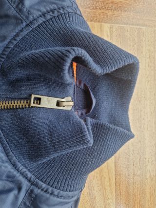 Cazadora bomber azul