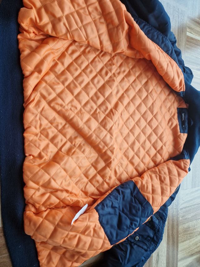 Cazadora bomber azul