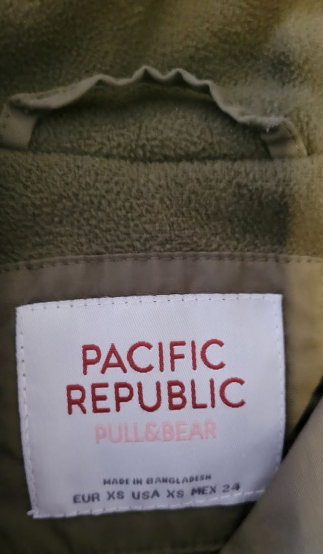 Chaqueta Pacific Republic verde caqui