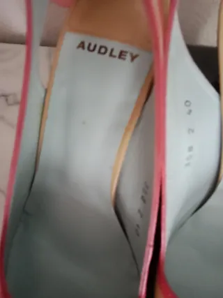 Zapatos Aulley Beige y Rosa Talla 40 de piel todo 