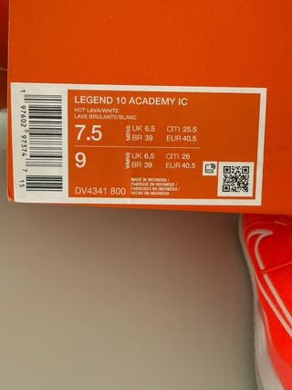 Zapatillas fútbol sala Nike Legend 10 Academy