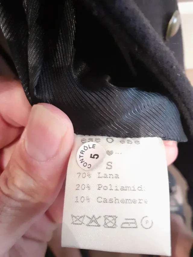 Abrigo azul marino Talla M/S