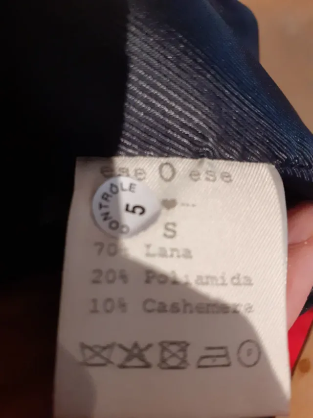 Abrigo azul marino Talla M/S