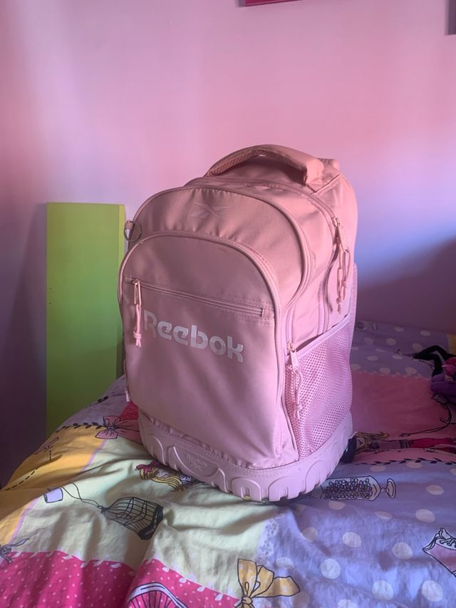Mochila Reebok Rosa con Ruedas