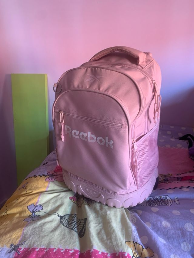 Mochila Reebok Rosa con Ruedas