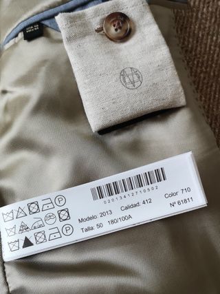 Americana Lana y Seda Massimo Dutti