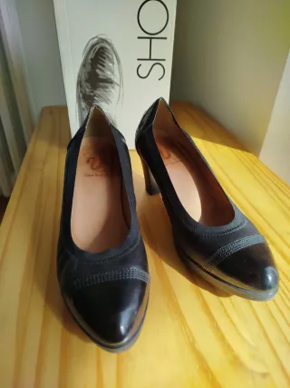 Zapatos tacón Gianni Zena negros (piel)