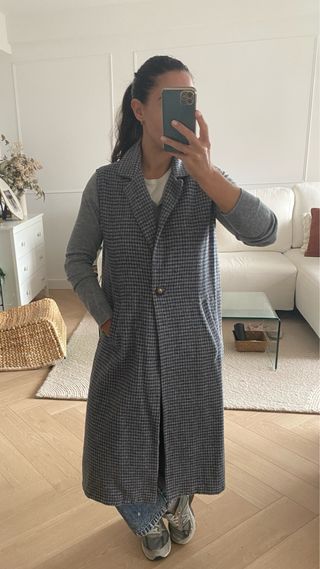 Abrigo paño/  chaleco