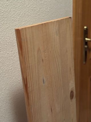 2 Baldas de Madera Maciza Pino