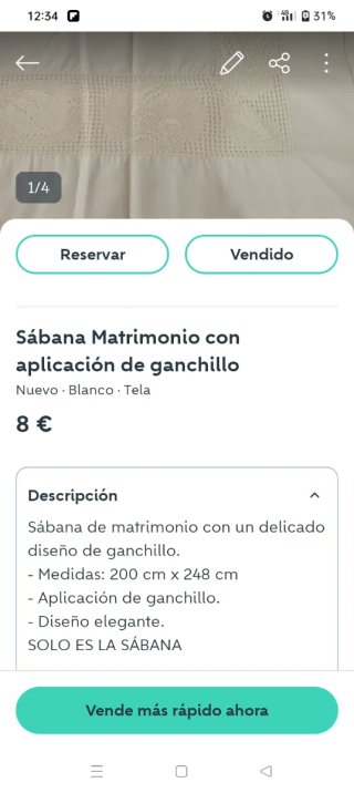 5 Fundas Almohada Bordadas Blancas y una Sabana