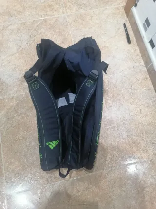 Bolsa de pádel Adidas azul y verde