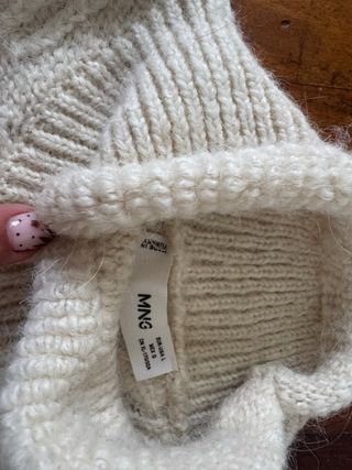 Chaleco Mango Beige Talla Única