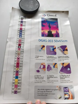 Pintura Diamante Square DGAS-003