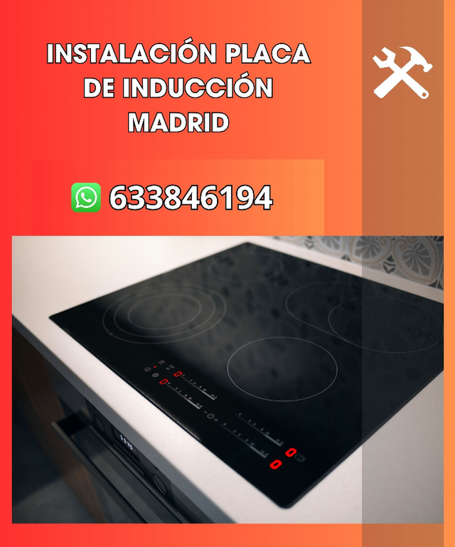 Instalación placa de inducción Madrid