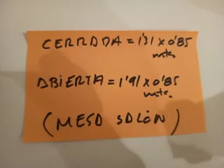 Mesa comedor de madera maciza Haya