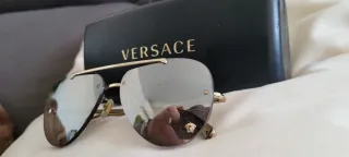 Gafas de sol Versace Aviador Doradas y Plateadas