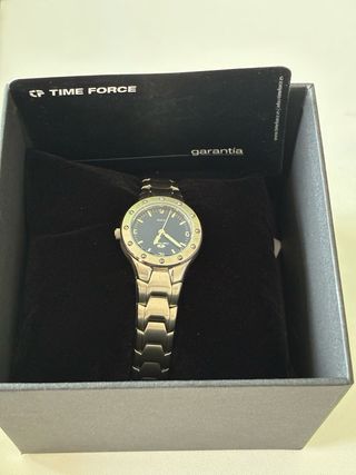 Reloj Time Force Esfera Azul Con Garantía