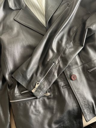 Chaqueta de cuero Mellachia