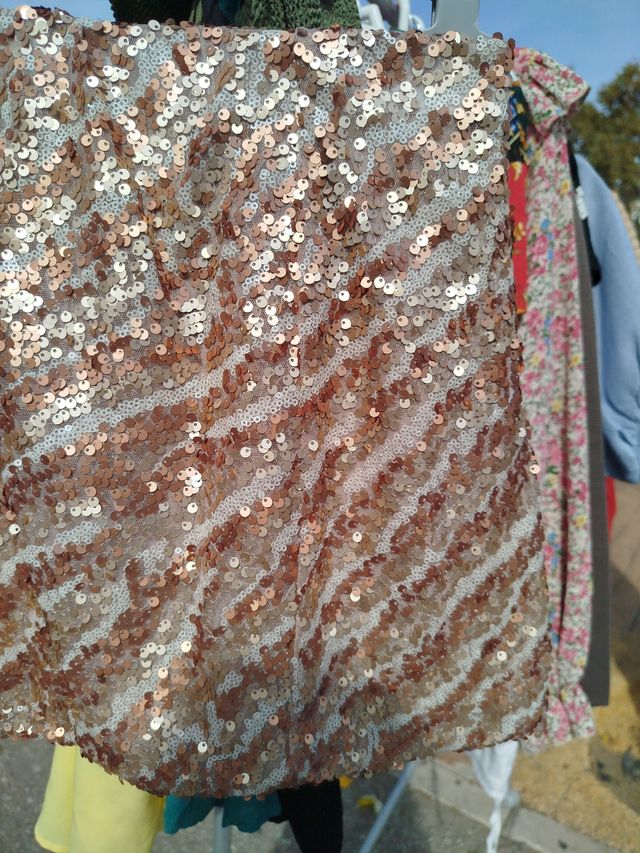 Mini falda lentejuelas fiesta