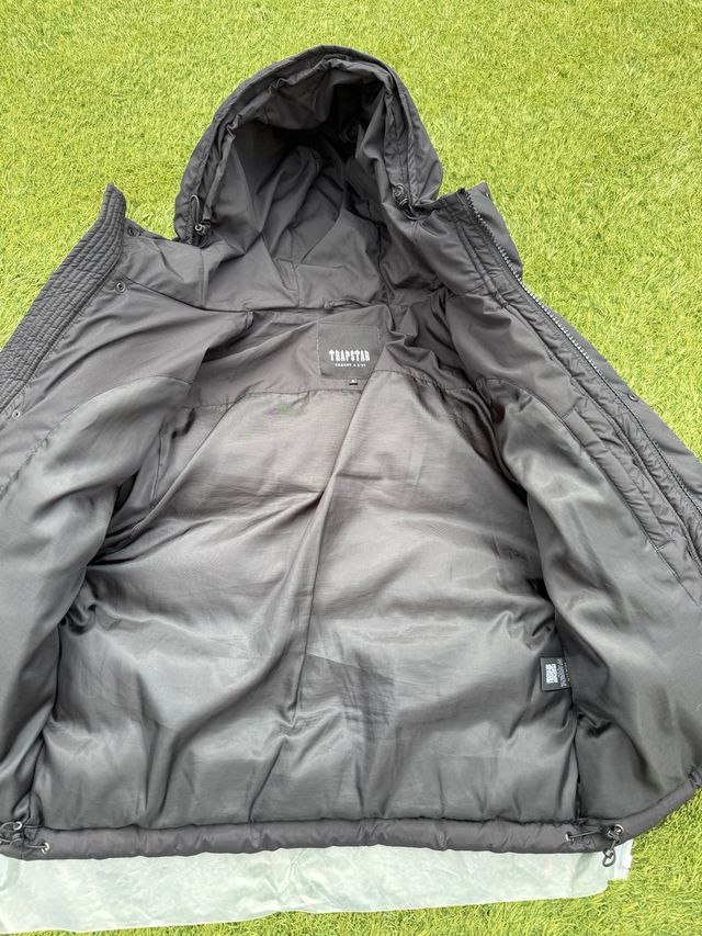 Abrigo Trapstar Negro Original Impecable