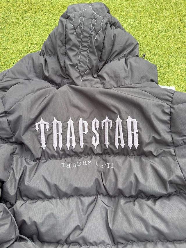 Abrigo Trapstar Negro Original Impecable