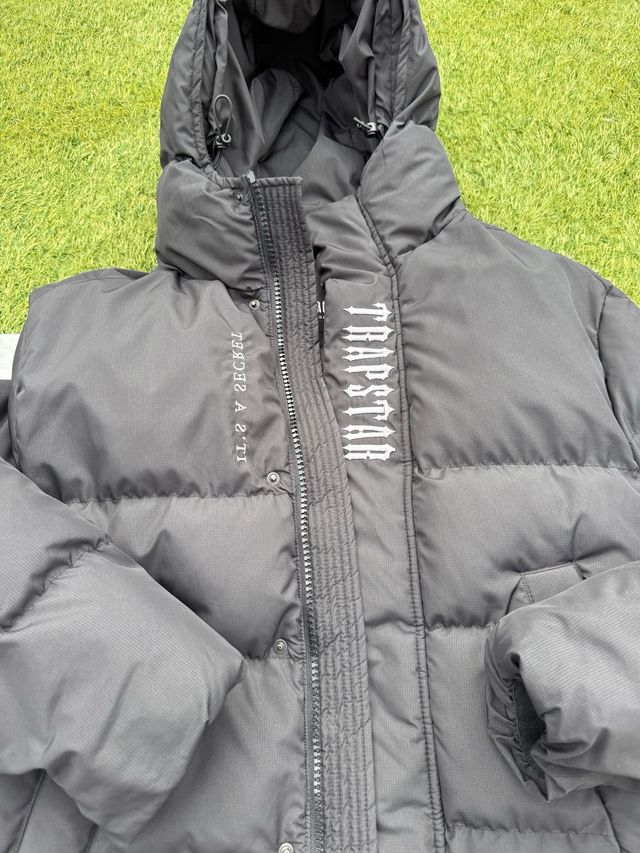 Abrigo Trapstar Negro Original Impecable