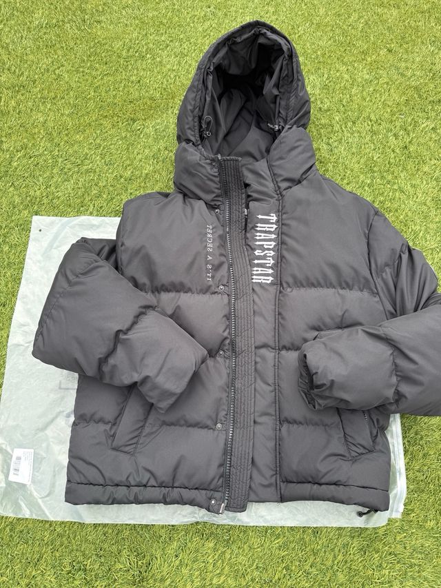 Abrigo Trapstar Negro Original Impecable