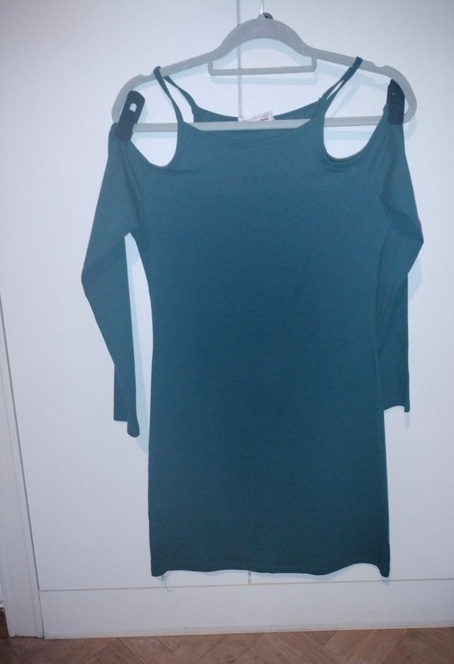 Vestido ajustado mujer manga larga