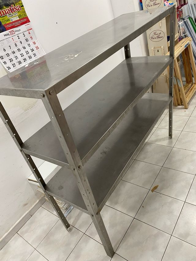 Estantería de acero inoxidable