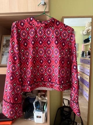 Camiseta manga larga estampada