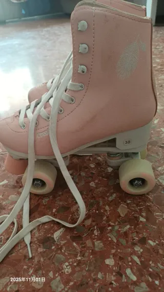 Patines Oxelo Quad Rosa Talla 38