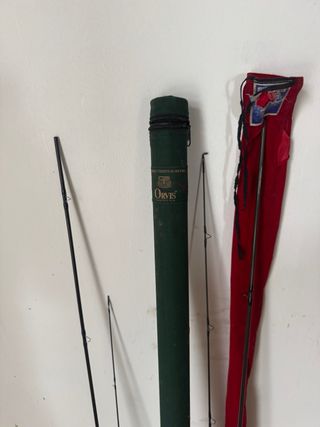 Cañas de pesca Orvis y Kali Kunnan