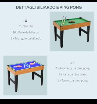 Futbolín multijuego con 10/12 juegos