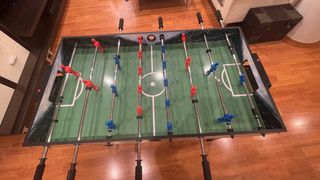 Futbolín multijuego con 10/12 juegos