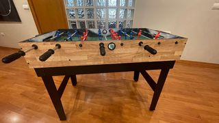 Futbolín multijuego con 10/12 juegos